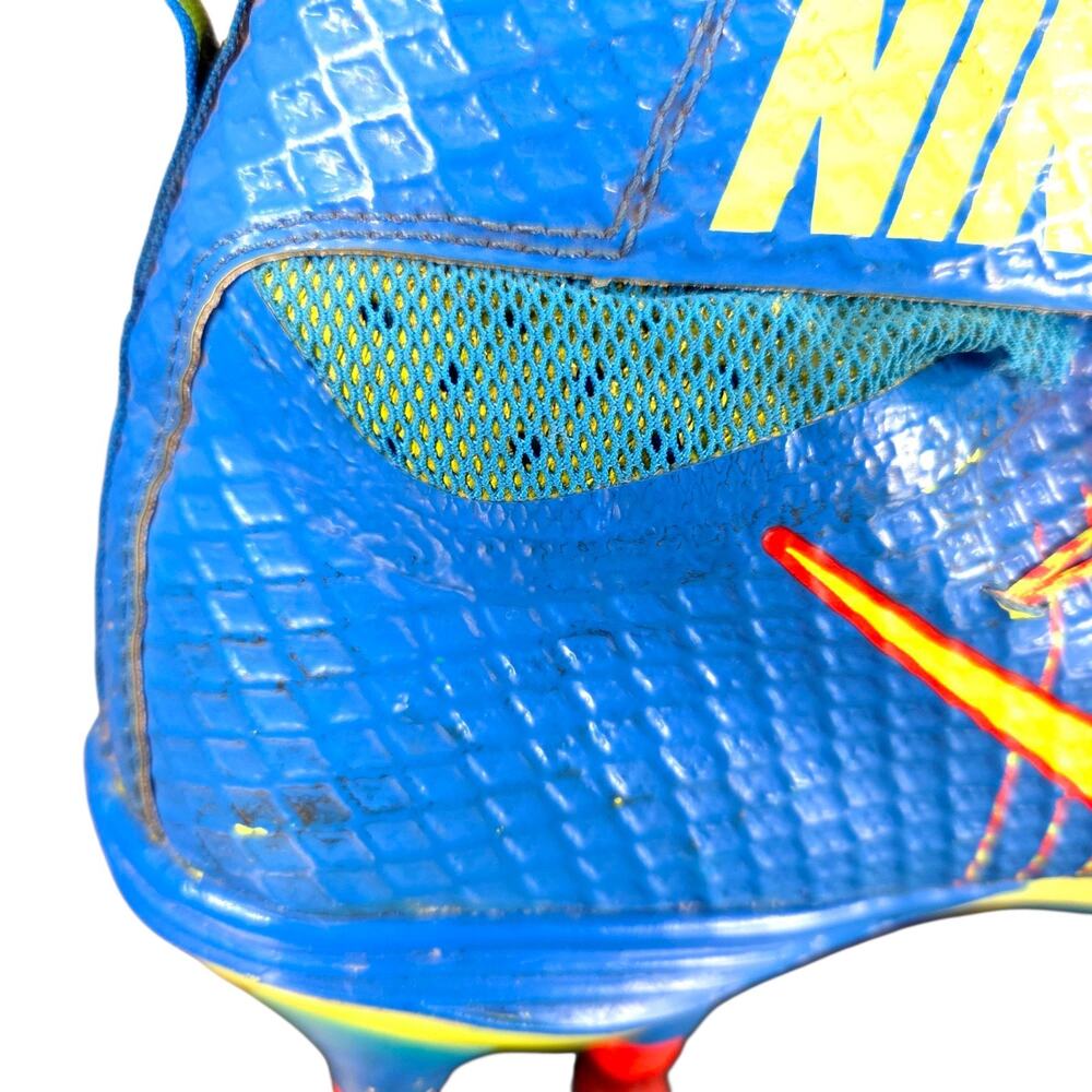 Nike Lunarbeast Elite TD Nikeskin Blue Red Mens Football Cleats Size 11.5‎ - Picture 9 of 12